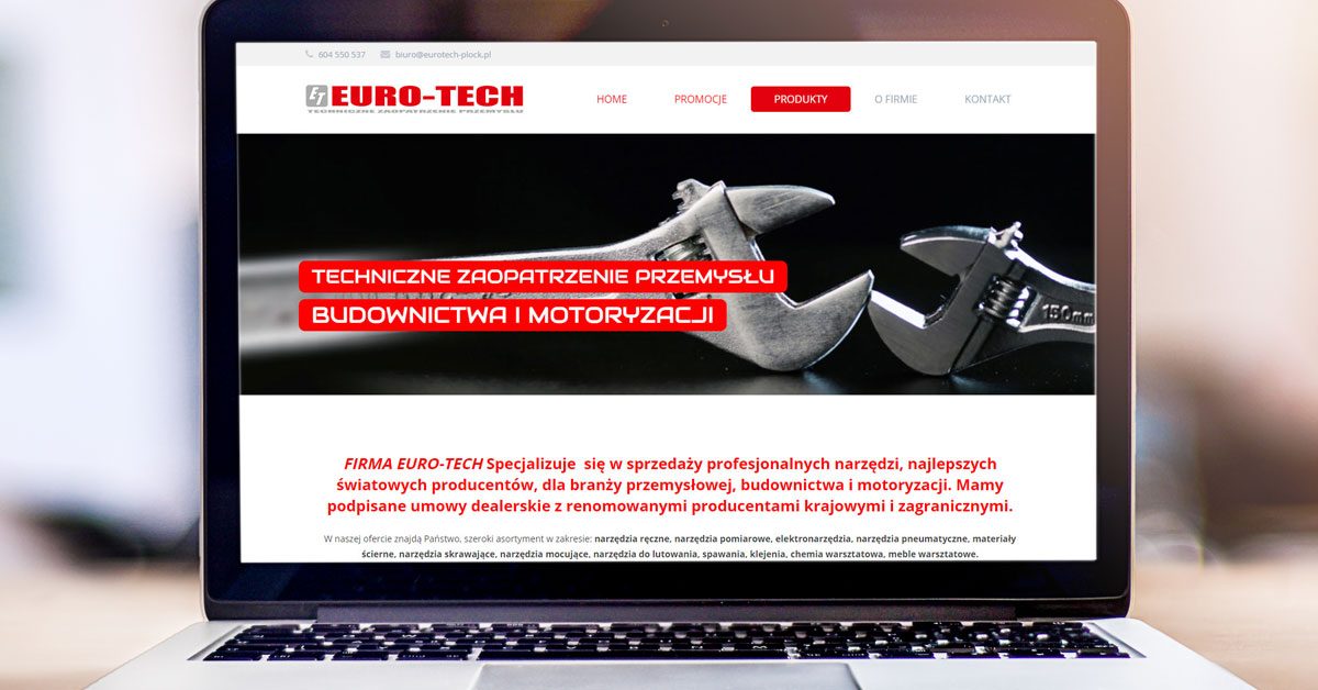 euro-tech płock strony internetowe